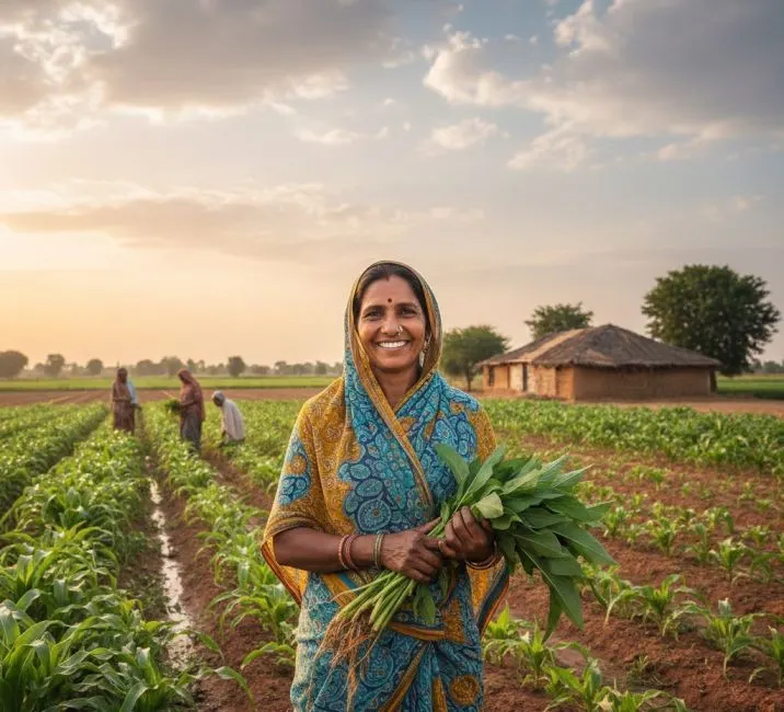 indian farmer women